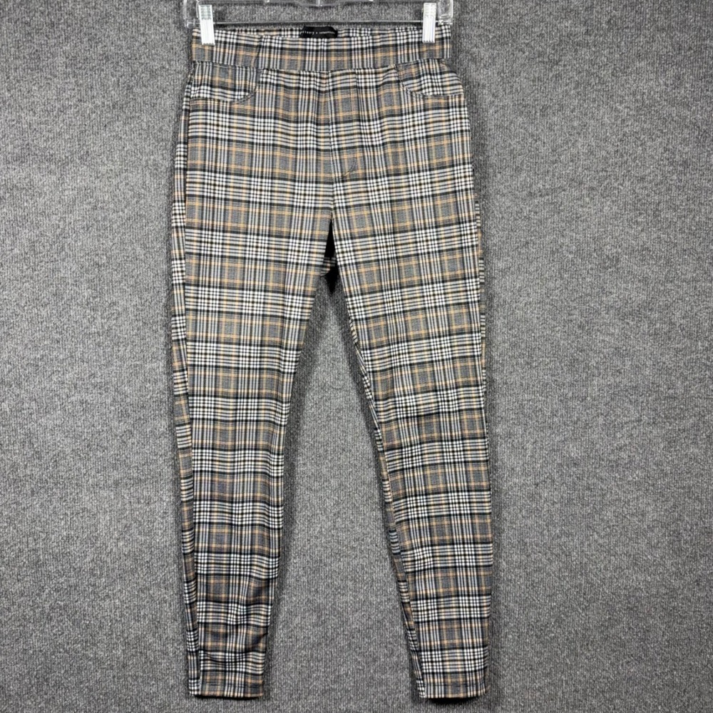 Sanctuary Anthropologie Pants‎ Womens Extra Small High Waisted Skinny  Plaid